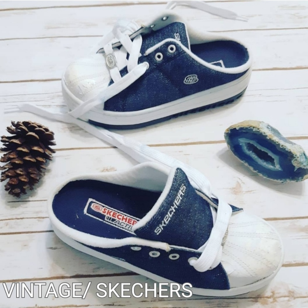 Vintage Platform 90s Skechers Slip On Sneakers